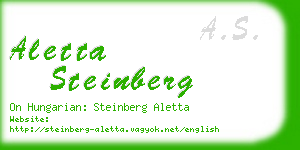 aletta steinberg business card